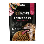 Джерки Savory Bars With Rabbit батончики для собак с кроликом 100 г - фото 1