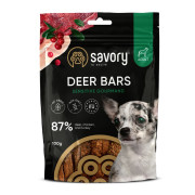 Джерки Savory Bars With Venison батончики для собак з олениною 100 г - фото 1