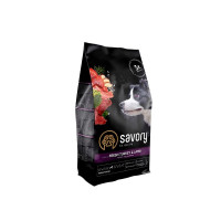 Корм сухий Savory Medium Breed rich in Fresh Turkey and Lamb для дорослих собак середніх порід від 10 до 25 кг зі свіжим ягням та індичкою