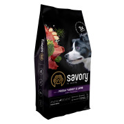 Корм сухий Savory Medium Breed rich in Fresh Turkey and Lamb для дорослих собак середніх порід від 10 до 25 кг зі свіжим ягням та індичкою - фото 3