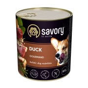 Корм влажный Savory Dog Gourmand Duck паштет для взрослых собак всех пород с уткой - фото 2
