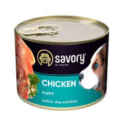 Корм влажный Savory Dog All breeds Puppy Chicken паштет для щенков всех пород с курицей - фото 1