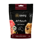 М’які ласощі Savory Anti-Parasitic Tuna and Wild Garlic для собак усіх порід з антипаразитарним ефектом з тунцем і диким часником 200 г - фото 1