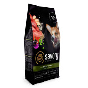 Корм сухой Savory All Breed Sterilised rich in Fresh Turkey для стерилизованных собак всех пород со свежей индейкой - фото 2