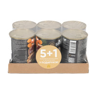 Набір 5+1 заводська упаковка Корм вологий Savory Dog Gourmand Duck паштет для дорослих собак усіх порід з качкою 400 г