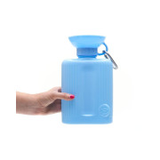 Пляшка-поїлка для собак Springland Growler 1,3 л, блакитна - фото 3
