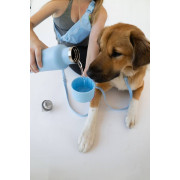 Термос с миской для собак Springland Dog & Me 710 + 240 мл, голубой - фото 2