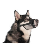 Намордник із сітки для собак Dog Extreme, чорний, пластиковий фастекс - фото 10