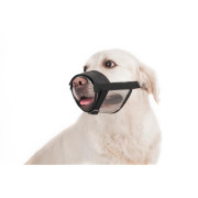 Намордник із сітки для собак Dog Extreme, чорний, пластиковий фастекс - фото 8