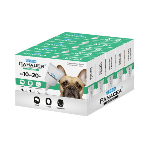 Протипаразитарні краплі для собак SUPERIUM Панацея
