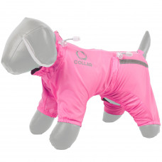 Комбінезон для собак рожевого кольору демісезонний на синтепоні