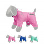 Комбинезон для собак розового цвета демисезонный на синтепоне