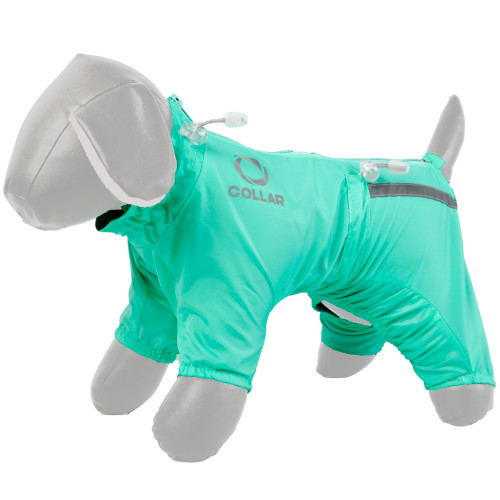 Дощовик для собак Collar ментолового кольору