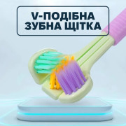 Зубная щетка для собак Todli, розовая, трехсторонняя - фото 5