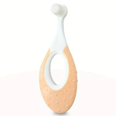 Зубна щітка для собак Todli, помаранчевий, антиковзка ручка