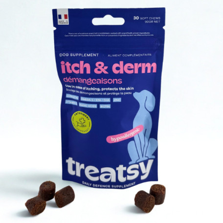 Treatsy Daily Defence Itch & Derm для шкіри собак 30 шт