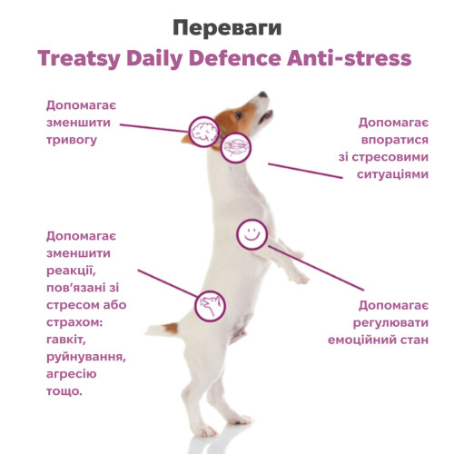 Treatsy Daily Defence Anti-stress для спокойствия собак 30 шт