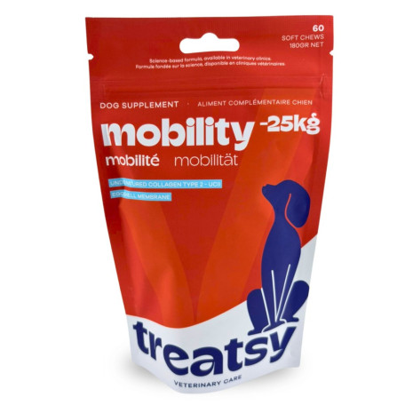 Функциональное лакомство для суставов собак до 25 кг Treatsy Mobility, 60 шт./180 г