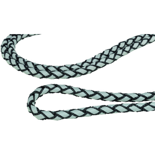 Повідок для собак Trixie Cavo світловідбиваючий регульований чорний