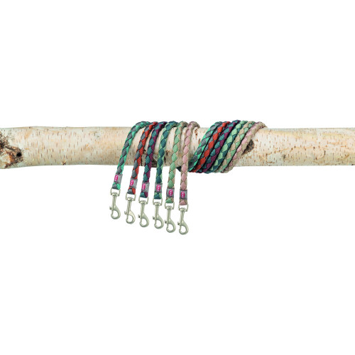 Повідець для собак Trixie Cavo плетений аква-графіт