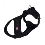 Мягкая шлейка для собак Trixie Soft нейлоновая черная