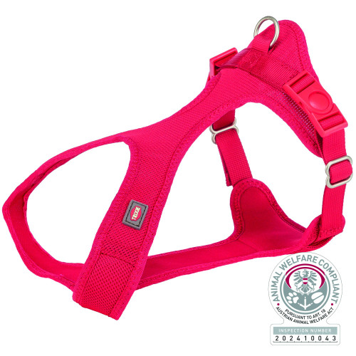 Шлея для собак Trixie Soft мягкая нейлоновая красная