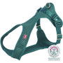 Шлея для собак Trixie Comfort м'яка синьо-зелена