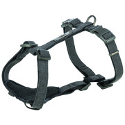 Шлея для собак Trixie CityStyle H-harness бавовняна чорна - фото 1