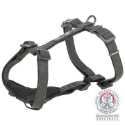 Шлея для собак Trixie CityStyle H-harness бавовняна чорна - фото 5