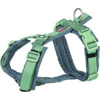 Шлея для собак Trixie Premium трекинговая голубо-серая