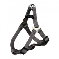 Шлея-петля для собак Trixie Premium нейлонова графітова