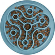 Килимок-миска Trixie для повільного годування собак силіконовий блакитний діаметр 28 см - фото 2