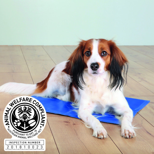 Охолоджуючий килимок Trixie синій 100×60 см