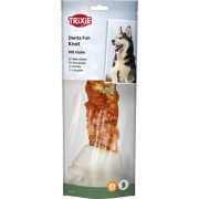 Лакомства Trixie Denta Fun для собак Косточка для чистки зубов с курицей 25 см 220 г - фото 1