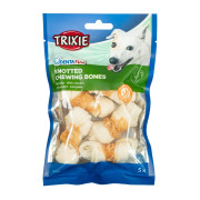 Ласощі Trixie Denta Fun Chicken Chewing Bone для собак Кістка для чищення зубів з куркою 5 см 70 г/5 шт - фото 1