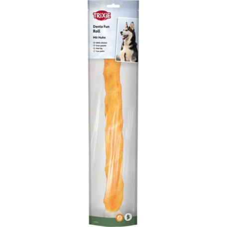 Ласощі Trixie Denta Fun Chewing Rolls для собак Палички для чищення зубів з куркою 40 см 170 г
