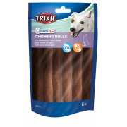 Ласощі Trixie Denta Fun для собак Палички для чищення зубів з кроликом 12 см 70 г 6 шт - фото 1