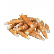 Ласощі Trixie Denta Fun Chewing Rolls для собак Палички для чищення зубів з куркою 6 см 120 г - фото 1