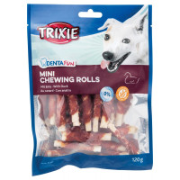 Лакомства Trixie Denta Fun Rolls with Duck для собак Паличка для чистки зубов с уткой 6 см 120 г
