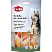Ласощі Trixie Denta Fun для собак Палички для чищення зубів з куркою 12 см 105 г 3 шт - фото 1