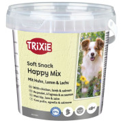 Ласощі Trixie Soft Snack Happy Mix для собак з куркою, ягням та лососем 500 г - фото 1