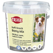 Ласощі Trixie Soft Snack Bony Mix для собак з яловичиною, ягням, лососем та куркою 500 г - фото 1