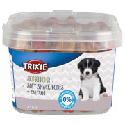 Ласощі Trixie Junior Soft Snack Bones для цуценят з куркою бараниною лососем та кальцієм 140 г - фото 1