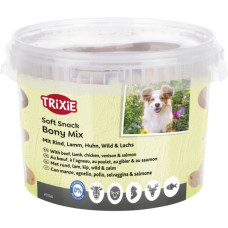 Ласощі Trixie Soft Snack Bony Mix XXL для собак асорті відро пластик 1800 г