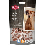 Ласощі Trixie Premio Fish Chicken Rolls для собак роли з куркою та лососем 75 г - фото 1