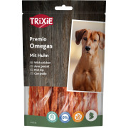 Ласощі Trixie Premio Omega Stripes для собак палички з куркою 100 г - фото 1