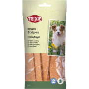 Ласощі Trixie Snack Stripes with Poultry для собак полоски з м’ясом домашніх птахів 10 шт 100 г - фото 1