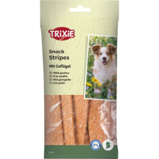Ласощі Trixie Snack Stripes with Poultry для собак полоски з м’ясом домашніх птахів 10 шт 100 г