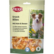Лакомства Trixie Bites with Chicken & Banana для собак с курицей та бананом 100 г - фото 1