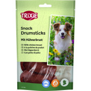 Ласощі Trixie Drumsticks with Chicken Breast для собак курячі гомілки 95 г 5 шт - фото 1